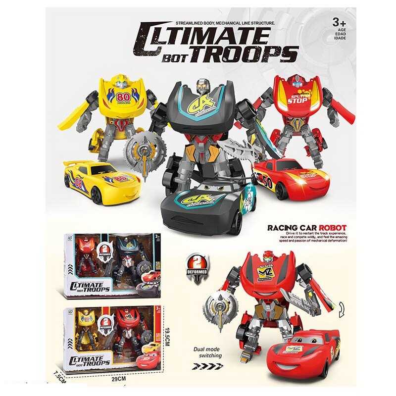 Трансформер 339-15 (36/2) 2 види, 2 штуки, висота 11 та 15см, меч, двостороння сокира, трансформація за 6 кроків, в коробці