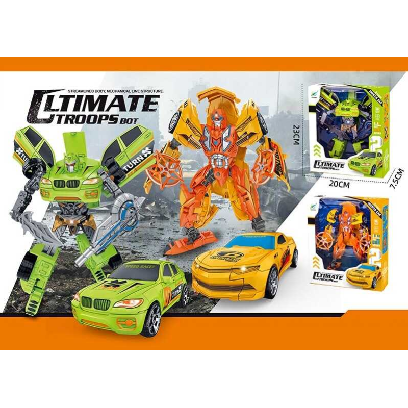 Трансформер 339-63 (48/2) 2 види, звук, підсвічування, у коробці