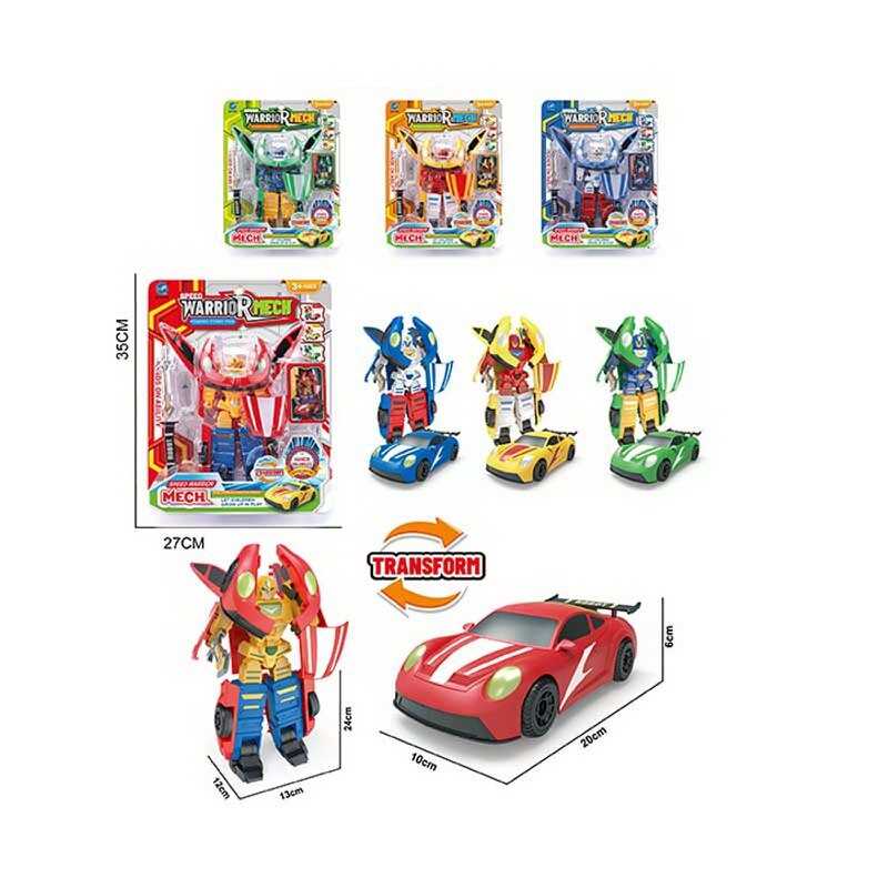 Трансформер 666-14 (80) 4 види, аксесуари, висота 26 см, на листі, ВИДАЄТЬСЯ МІКС ВИДІВ