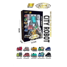 Трансформер A 6006-01 / 05 (48/2) 5 машинок, металопластиковий корпус, інерція, гумові шини, в коробці