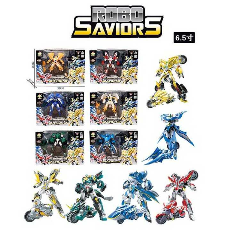 Трансформер DJW 136-5 (32) 6 видів, трансформується у мотоцикл, в коробці, ВИДАЄТЬСЯ МІКС