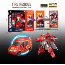 Трансформер HD 115 (24/2) висота 18 см, зброя, в коробці