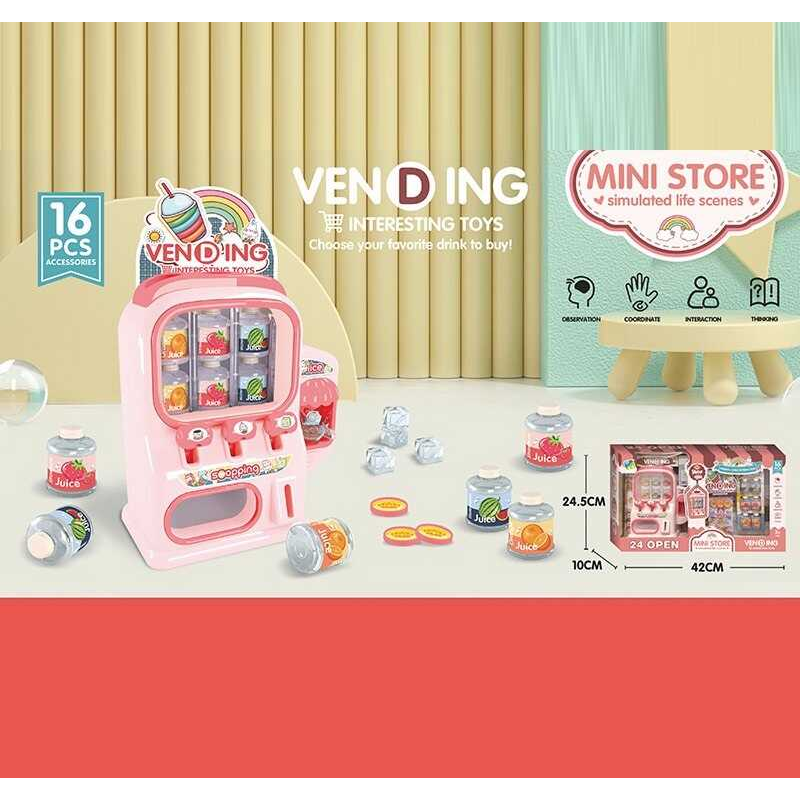 Вендинговий автомат C 668-34 (36/2) 16 аксесуарів, механічний принцип роботи, в коробці