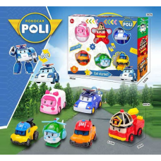 Трансформер LB 105 (24) 6 героїв, рятувальні машинки, в коробці