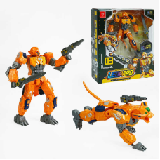 Трансформер LJ 1624 (24) металопластикові елементи, зброя, інструкція, в коробці