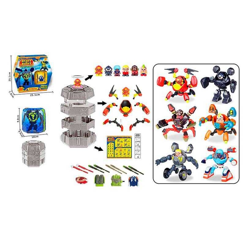 Герой N 805 (48/2) з комплектом зброї, 6 видів, в коробці