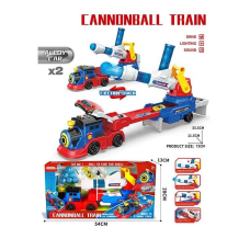 Трейлер JP 588-33 A (12) трек, 2 моделі машин, гармата, пусковий механізм, кулі, підсвічування, звуки, рухомі елементи, в коробці