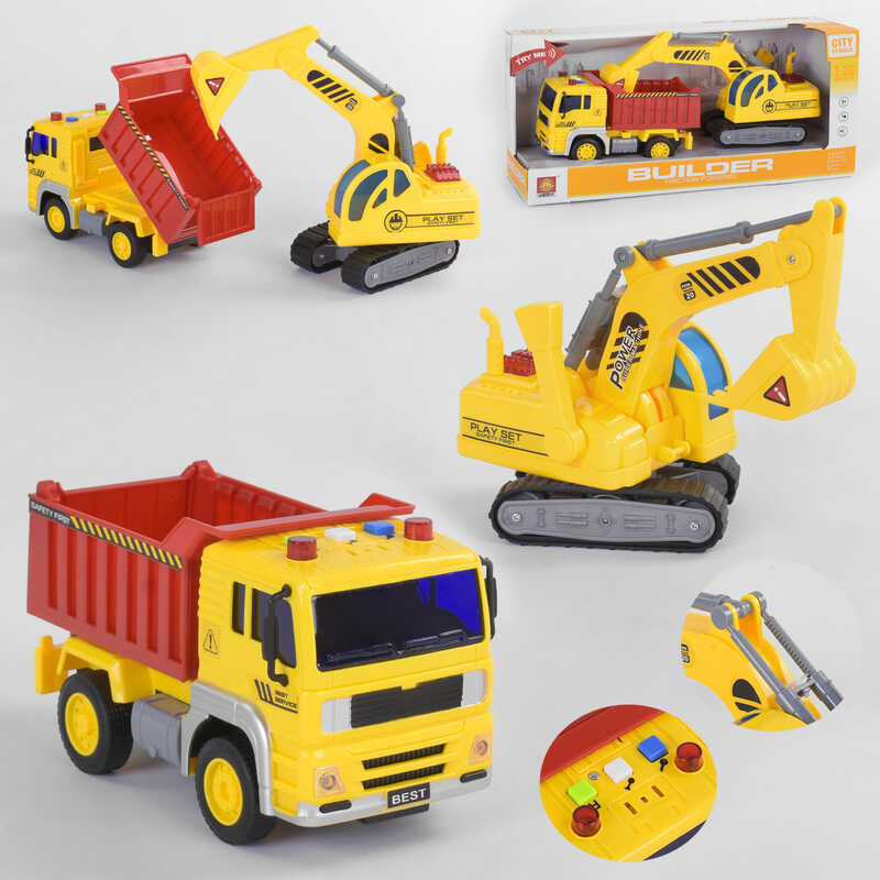 Трейлер WY 570 C (18) світло, звук, тріскачка, в коробці