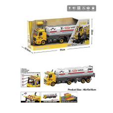 Трейлер YW 9095 B (12/2) на батарейках, підсвічування, звукові ефекти, інерційний механізм, рухомі деталі, викрутка, знімні насадки, в коробці