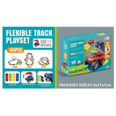 Трек 044-2 (24) 145 елементів, автоматична машинка на батарейках, в коробці
