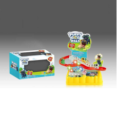 Трек 0912-6 (96/2)  “Собачки”, підіймач на батарейках, музика, підсвітка, 3 фігурки, автоматичний підіймач, в коробці