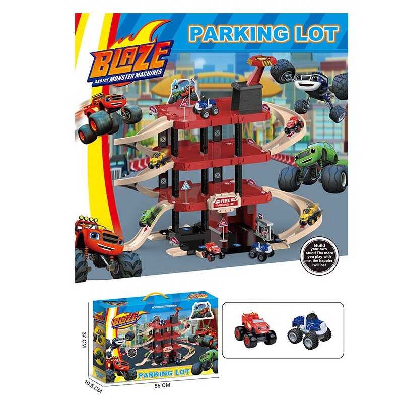 Трек 111-92 B (24/2) звук, підсвічування, 2 машинки, наліпки, в коробці