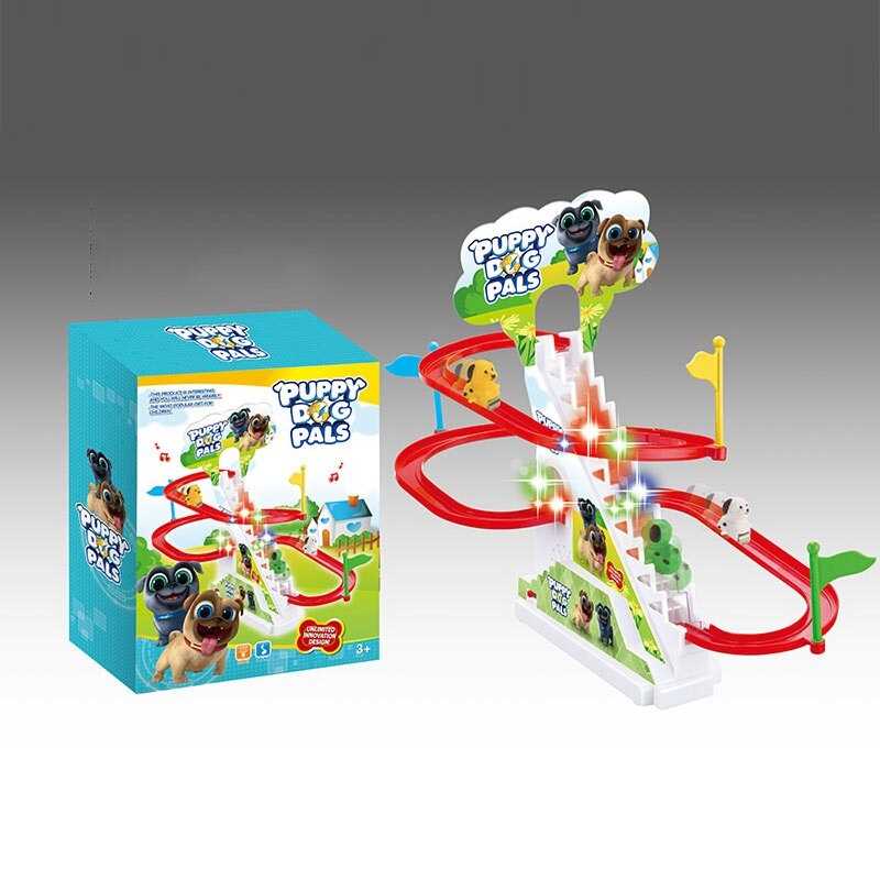 Трек 1112-6 (120/2) автоматичний підіймач, звуки, мелодія, підсвічування, 3 машинки, в коробці