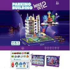 Трек 2023-29 (12) 5 рівнів, 4 машинка, 2 герої, підсвічування, автоматичний підіймач, в коробці