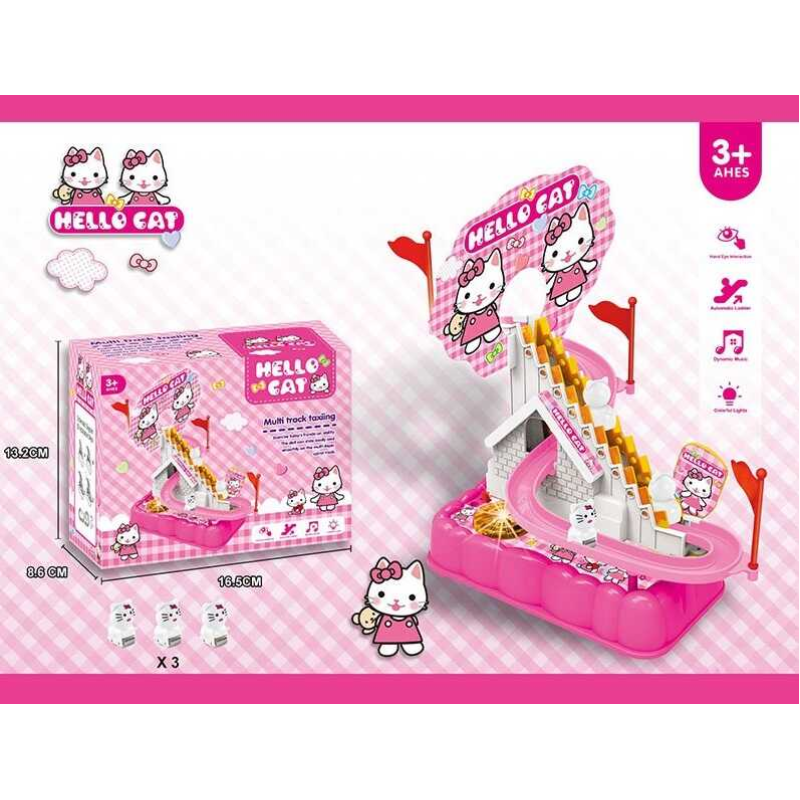 Трек 3005 (96) “Привітливі кошенята“, мелодія, підсвічування, автоматичний підіймач, в коробці