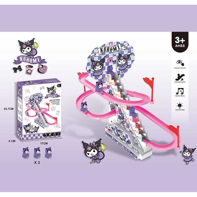 Трек 3319 (96) підсвічування, мелодія, 3 машинки, наліпки, в коробці