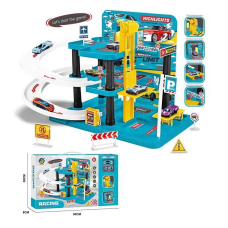 Трек 652 J40 (16/2) 3-рівні, парковка, механічний підіймач, 2 металопластикові машинки у масштабі 1:64, в коробці