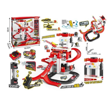 Трек 660 S-21 (6) 53 елементи, 3 металопластикові машинки, гелікоптер, звуки, підсвічування, мікрофон, механічний ліфт, водяна пушка, наліпки, інструкція, в коробці