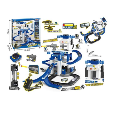 Трек 660 S-22 (6) 53 елементи, 3 металопластикові машинки, гелікоптер, звуки, підсвічування, мікрофон, механічний ліфт, стріляє м’якими патронами, наліпки, інструкція, в коробці