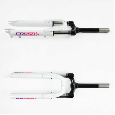 Вилка велосипедна амортизаційна 24693 “PRIMARY“ (10) матеріал сталь, 38мм, без перемикача