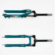 Вилка велосипедна амортизаційна 26088 “KLEO“ (10) матеріал сталь, 38мм, без перемикача