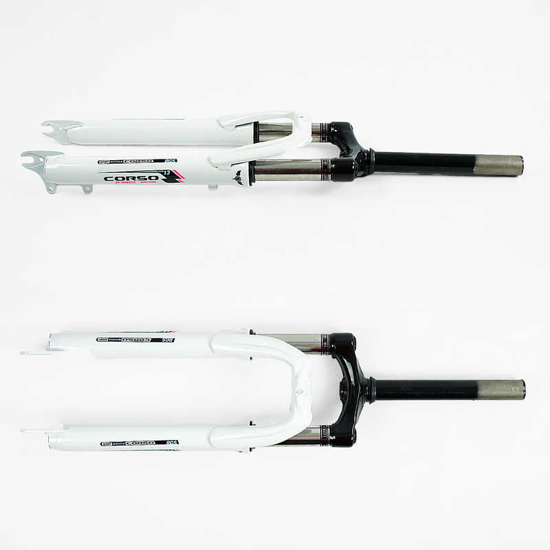 Вилка велосипедна амортизаційна 26089 “INTENSE“ (10) матеріал сталь, 38мм, без перемикача Вилка велосипедна амортизаційна 26089 “INTENSE“ (10) матеріал сталь, 38мм, без перемикача