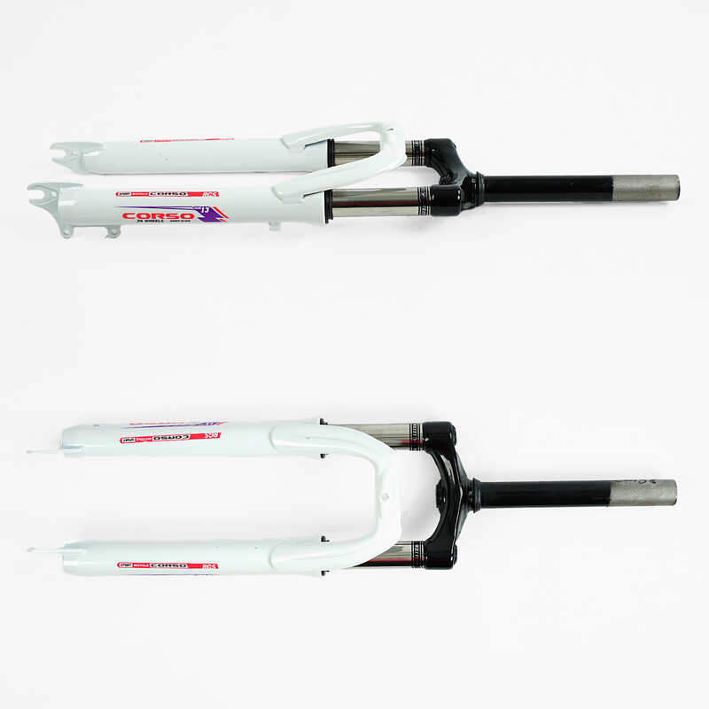 Вилка велосипедна амортизаційна 26138 “INTENSE“ (10) матеріал сталь, 38мм, без перемикача