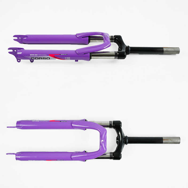 Вилка велосипедна амортизаційна 26307 “KLEO“ (10) матеріал сталь, 38мм, без перемикача