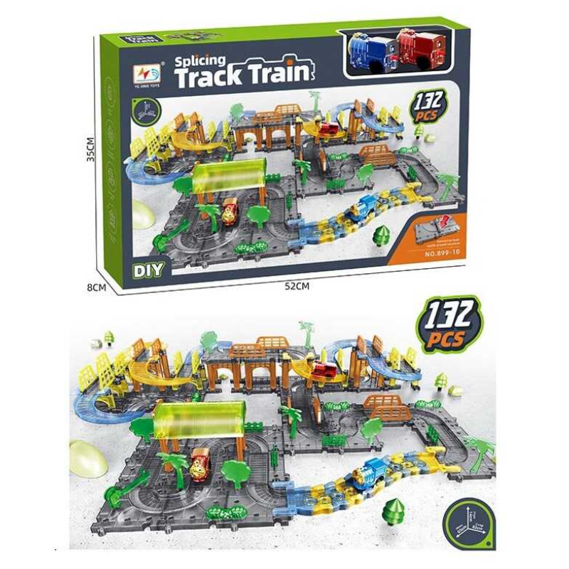 Трек 899-10 (10) 132 елементи, 2 локомотиви, в коробці