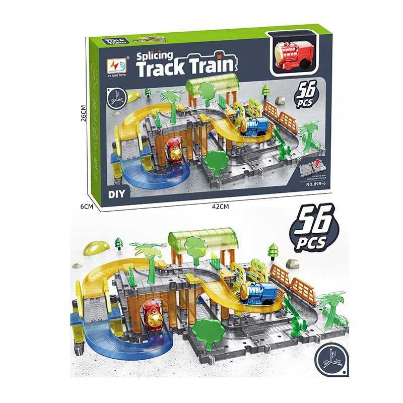 Трек 899-6 (24) 57 деталей, локомотив, в коробці