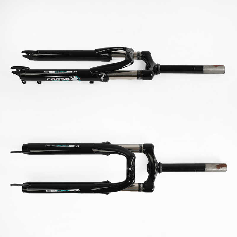 Вилка велосипедна амортизаційна 26469 “INTENSE“ (10) матеріал сталь, 38мм, без перемикача