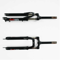 Вилка велосипедна амортизаційна 26573/26639 “INTENSE“ (10) матеріал сталь, 38мм, без перемикача