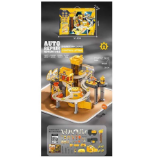 Трек JP 588-13 (6) мелодія, підсвічування, 8 машинок, автоматичний підіймач, автомийка, в коробці