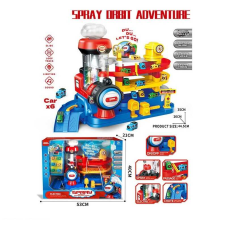 Трек JP 588-71 (6)  звуки, підсвічування, 6 моделей - вагончиків, рухливі елементи, в коробці