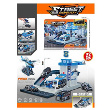 Трек MH 173 (48/2) 22 елементи, наліпки, машинка, вертоліт, в коробці