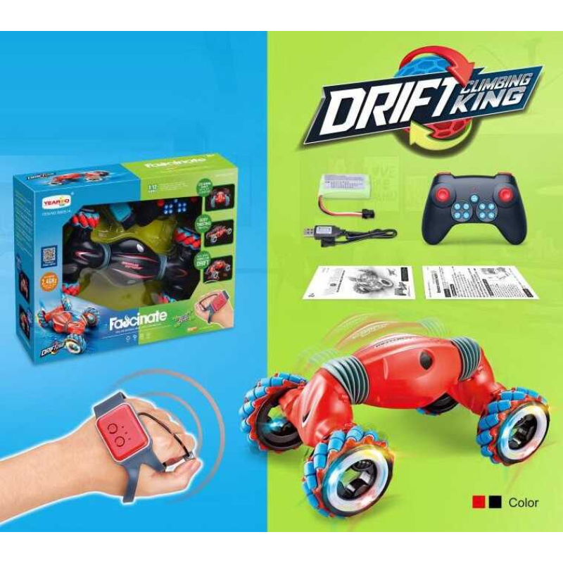 Трюковий всюдихід на р/у 99005-1 А (12) 2 кольори, акумулятор 7,4 V, підсвічування коліс, музика, в коробці