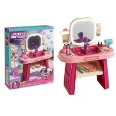 Туалетний столик 008-960 (4) підсвічування дзеркала, мелодії, помповий кран, прикраси, наліпки, муляжі, в коробці