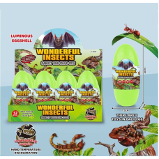 Тягучка 5050-14 (12) ЦІНА ЗА 12 ШТУК В БЛОЦІ, яйце світиться у темряві, в яйці, в коробці