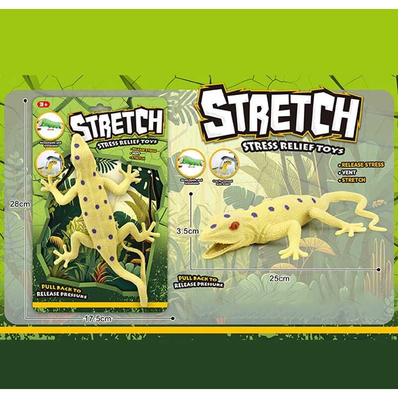 Тягучка 5050-30 (144/2) ЦІНА ЗА 1 ШТУКУ, “Ящірка”, пінопластові кульки, на листі