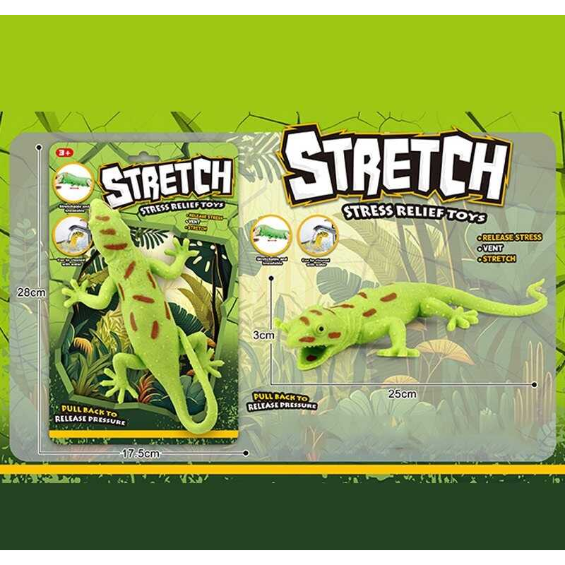 Тягучка 5050-36 (144/2) ЦІНА ЗА 1 ШТУКУ, “Ящірка”, пінопластові кульки, на листі