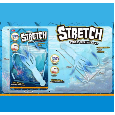 Тягучка 5050-38 (144/2) ЦІНА ЗА 1 ШТУКУ, “Кальмар”, пінопластові кульки, світиться у темряві, на листі