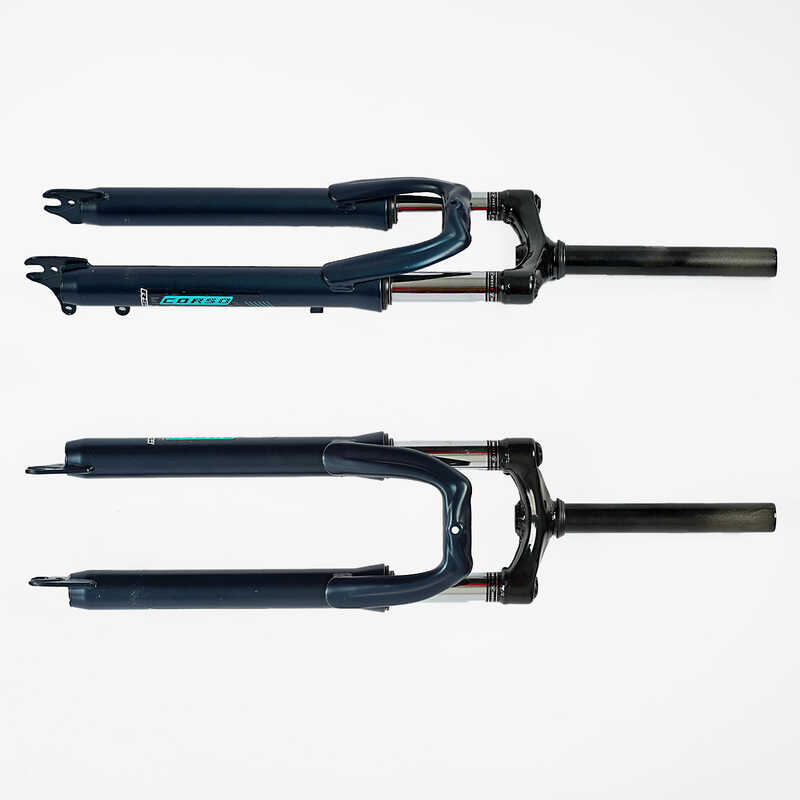 Вилка велосипедна амортизаційна 27.5““ CR-27115 (1) (10) матеріал сталь, 38мм, без перемикача