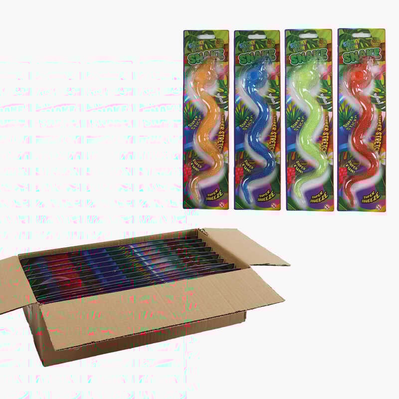 Тягучка C 68829 (12) ЦІНА ЗА 12 ШТУК В БЛОЦІ, “Змія”, в коробці