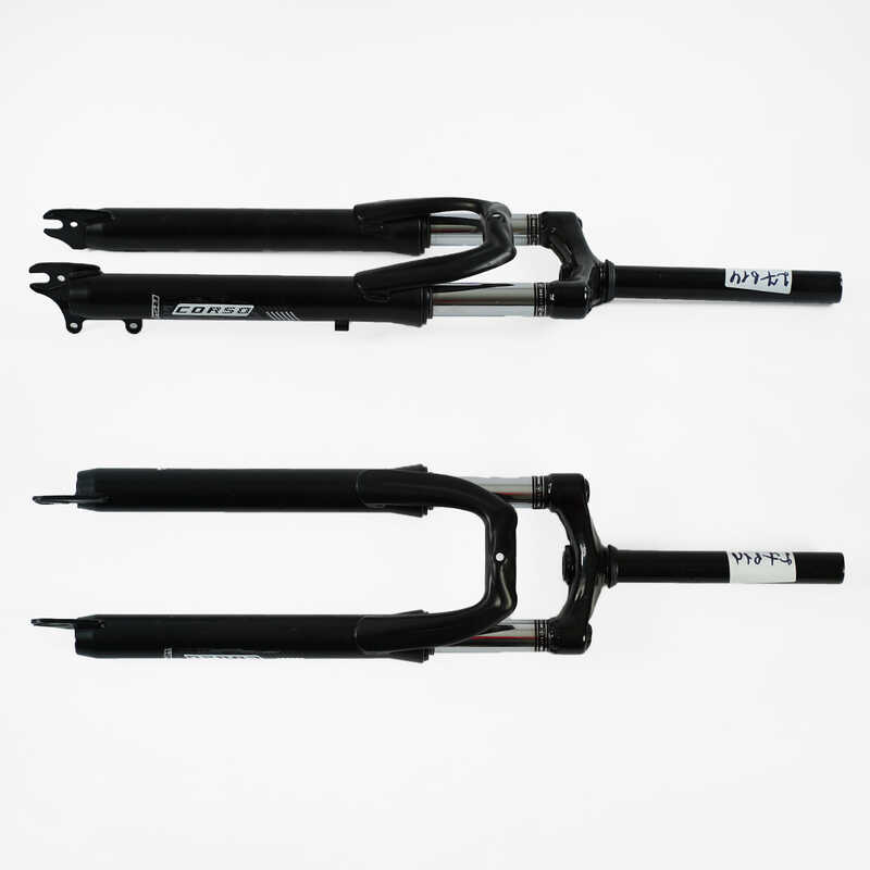 Вилка велосипедна амортизаційна 27.5““ CR-27614 (1) (10) матеріал сталь, 38мм, без перемикача