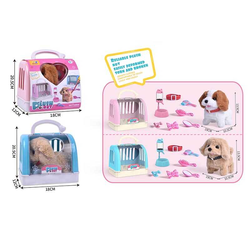 Улюбленець 810-102 (72/2) 2 види, звуки, ходить, аксесуари, переноска