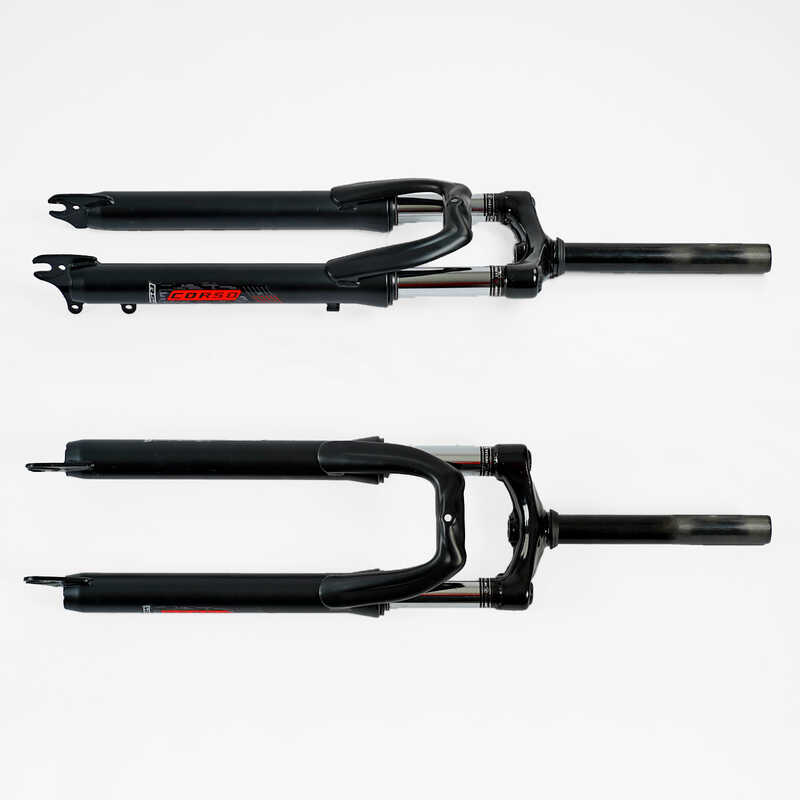 Вилка велосипедна амортизаційна 27.5““ CR-27962 (1) (10) матеріал сталь, 38мм, без перемикача Вилка велосипедна амортизаційна 27.5““ CR-27962 (1) (10) матеріал сталь, 38мм, без перемикача