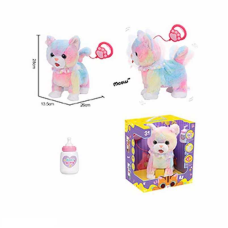 Улюбленець 933-153 E (12/2) “Кіт”, ходить, облизує, пісні англ. мовою, сенсорні ділянки, запис та відтворення голосу, аксесуари, на повідці, в коробці