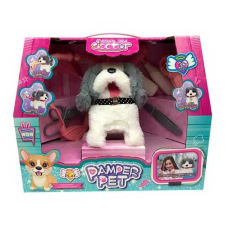 Улюбленець 939-16 (24/2) песик на батарейках, текстиль, гавкає, ходить, рухає головою та хвостиком, пискавка, аксесуари, в коробці