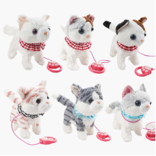 Улюбленець C 66581 (72) “Кіт”, аксесуари, на повідці, ходить, пісні англ. мовою, звуки, в пакеті, ВИДАЄТЬСЯ ТІЛЬКИ МІКС ВИДІВ