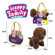 Улюбленець CH 6013 B (72/2) “Собачка”, сумка-переноска, висота: 19 см, пластикові очі, в коробці